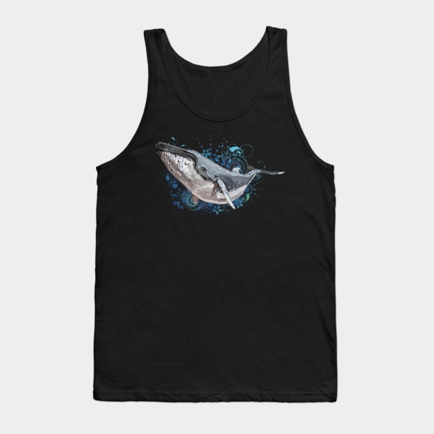 Humpback Whale Tank Top by obscurite